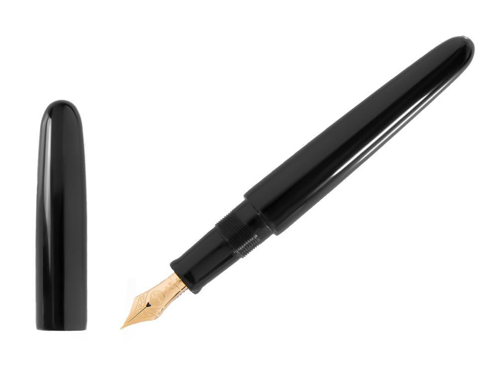 Nakaya Cigar Kuro-Roiro Portable Black Füllfederhalter, Schwar