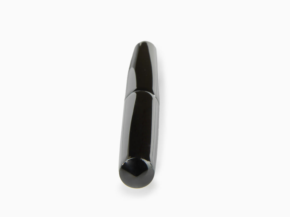 Nakaya Cigar Kuro-Roiro Piccolo Füllfederhalter, Schwarz, Naturkautschuk