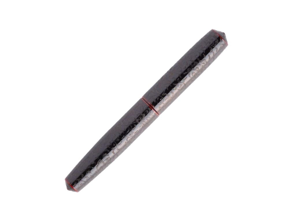 Nakaya Cigar Füllfederhalter Piccolo Chingin Housoge (Black Lines 3)