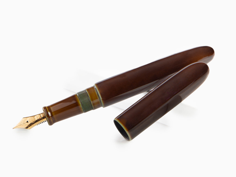 Nakaya Cigar Füllfederhalter Portable, Heki-Tamenuri, Urushi Lack, 17mm