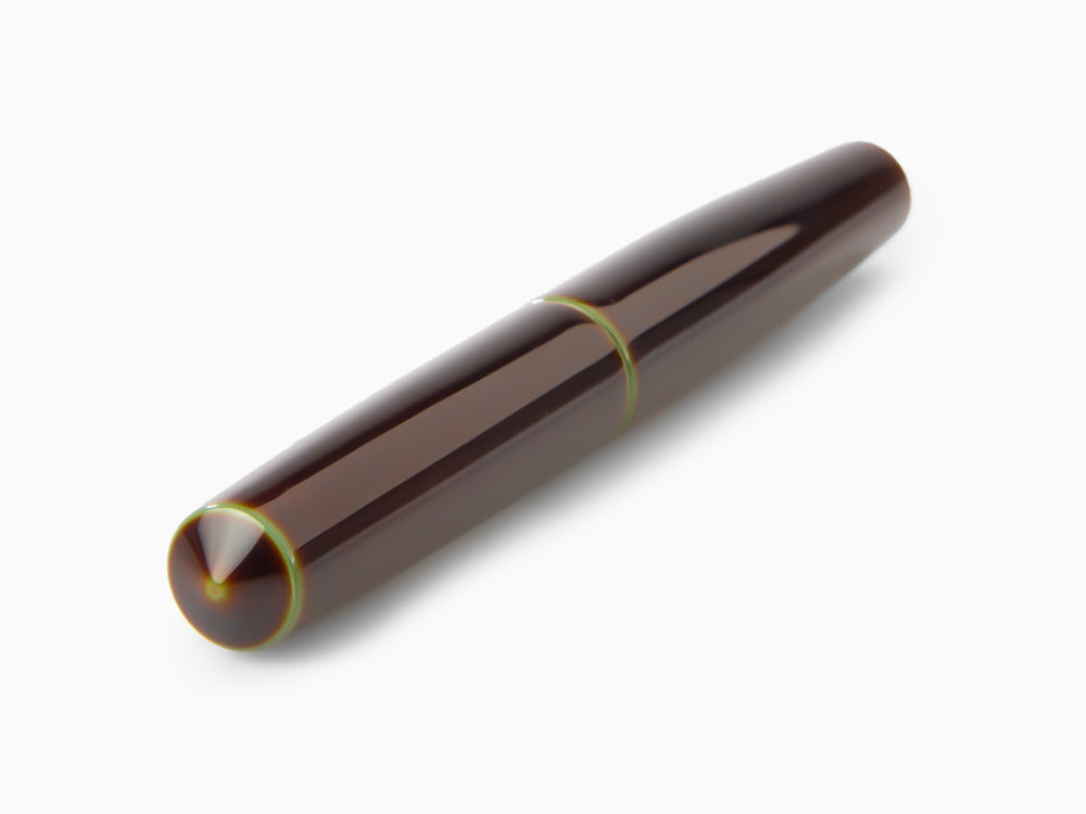 Nakaya Cigar Piccolo Heki Tamenuri Füllfederhalter, Naturkautschuk