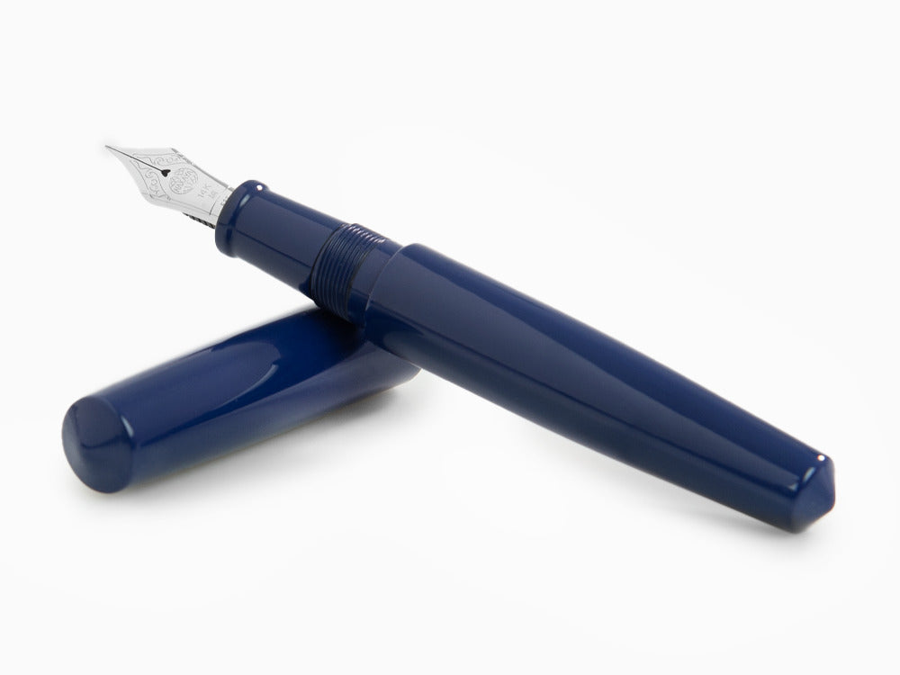 Nakaya Cigar Piccolo Kikyo Füllfederhalter, Ebonite, Urushi Lack