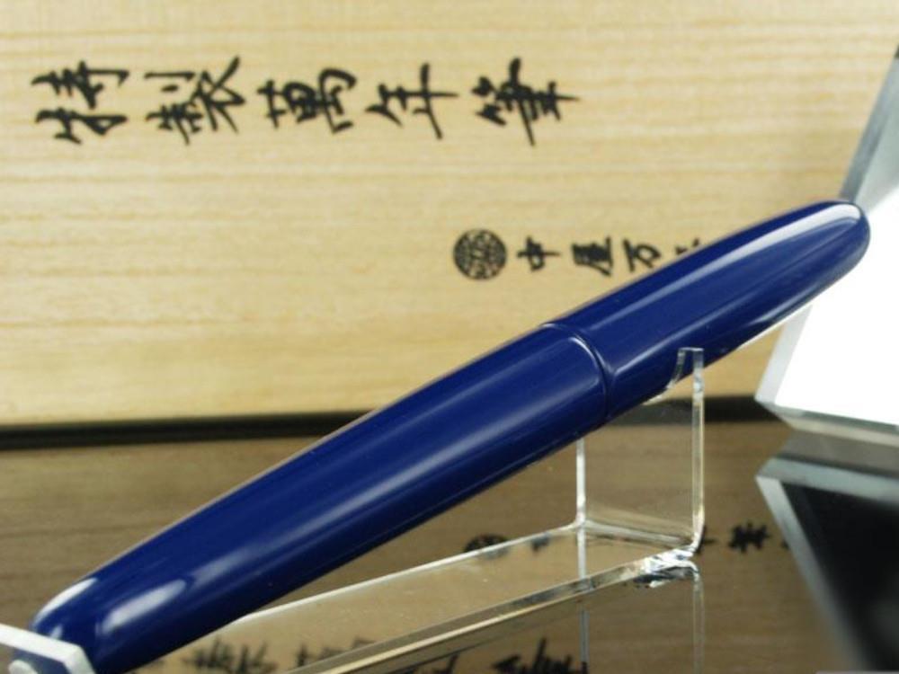 Nakaya Cigar Füller Portable, Kikyo, Naturkautschuk und Urushi, Rhodium