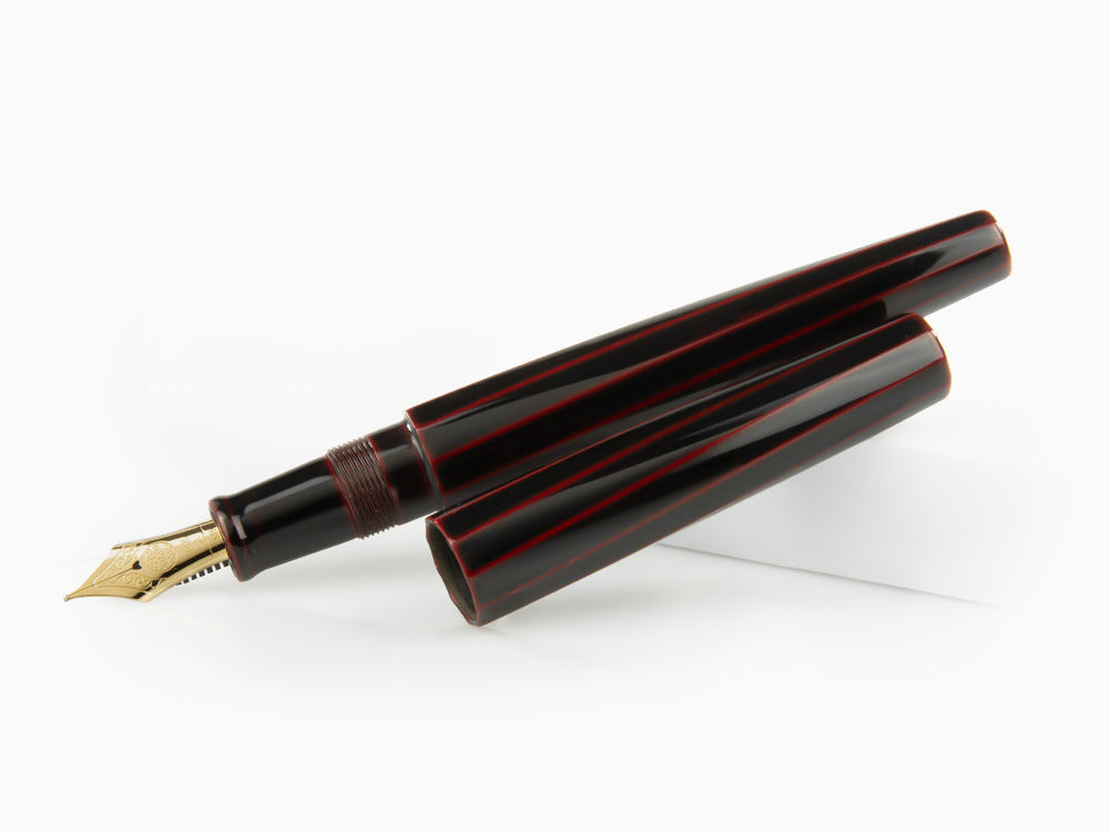 Nakaya Cigar Füller Kuro-Tamenuri, Decapod (TW), Naturkautschuk, Urushi