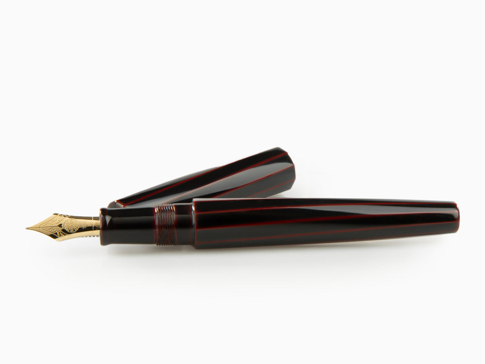 Nakaya Cigar Füller Kuro-Tamenuri, Decapod (TW), Naturkautschuk, Urushi