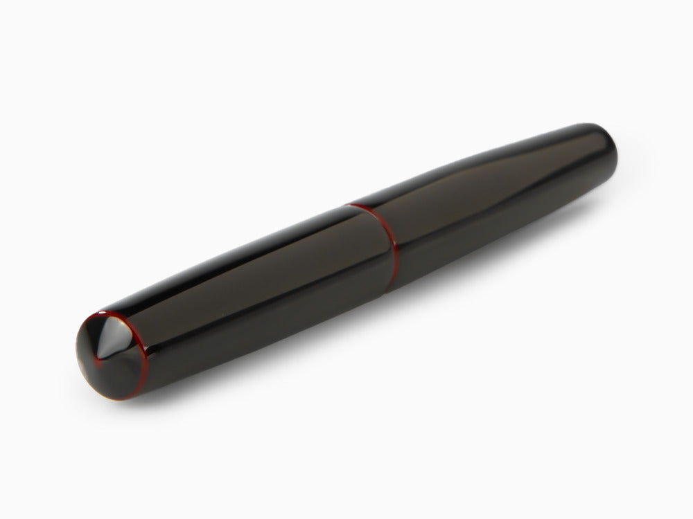 Nakaya Cigar Piccolo Füllfederhalter, Kuro-Tamenuri, Ebonite