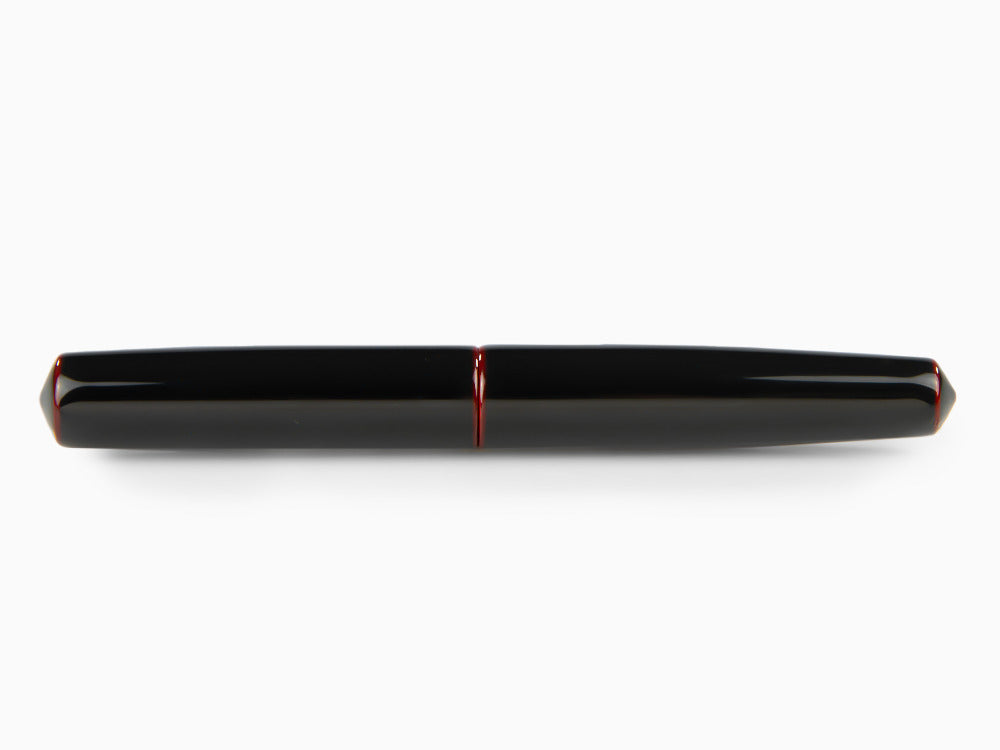 Nakaya Cigar Piccolo Füllfederhalter, Kuro-Tamenuri, Ebonite