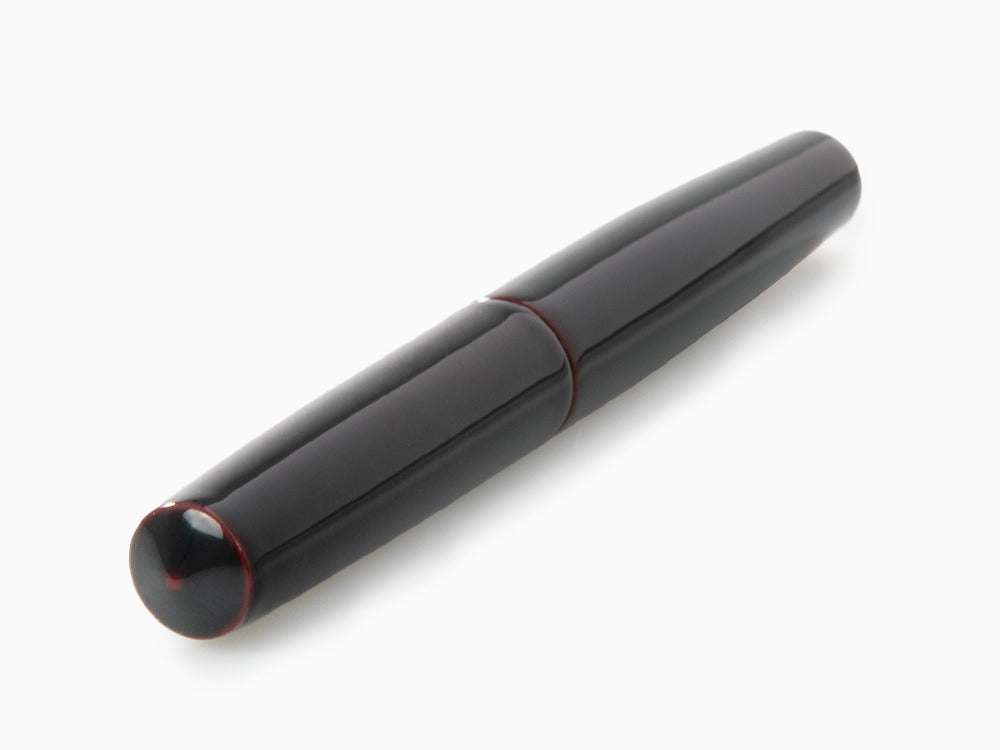 Nakaya Cigar Piccolo Füller, Kuro-Tamenuri, Ebonite, Elastische Feder