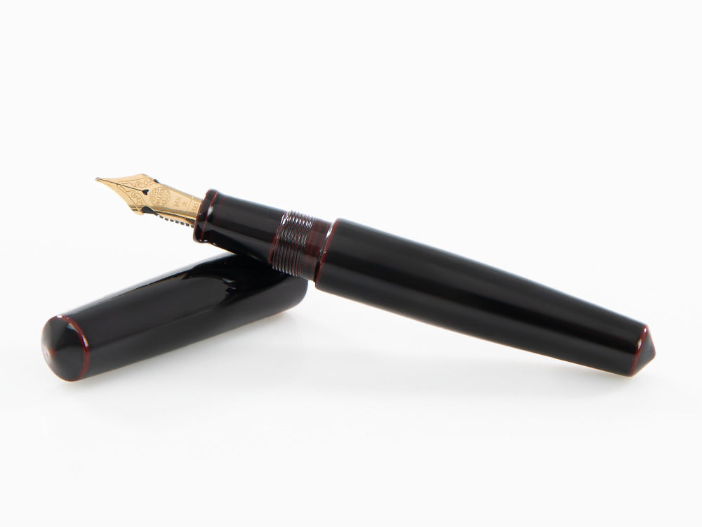 Nakaya Cigar Piccolo Füller, Kuro-Tamenuri, Ebonite, Elastische Feder