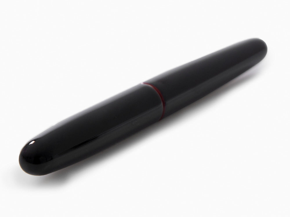 Nakaya Cigar Portable Füller, Kuro-Tamenuri, Ebonite, Elastische Feder