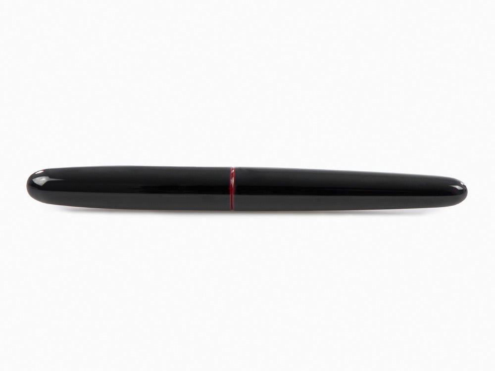 Nakaya Cigar Portable Füller, Kuro-Tamenuri, Ebonite, Elastische Feder