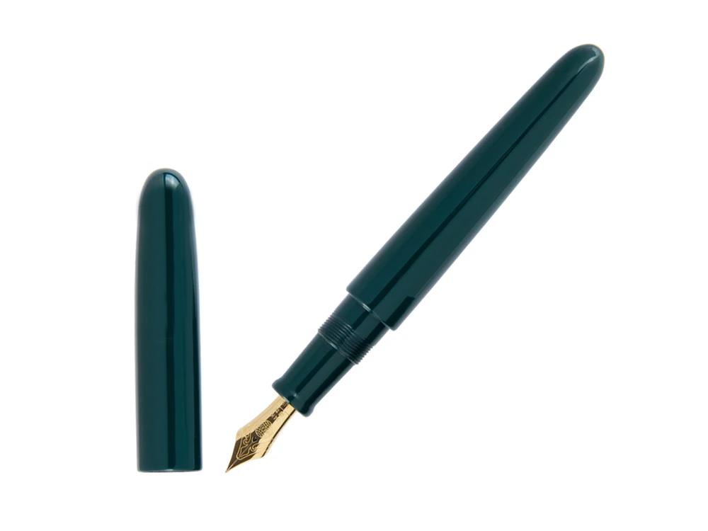 Nakaya Cigar Portable Midori Füllfederhalter, Ebonite, Urushi Lack