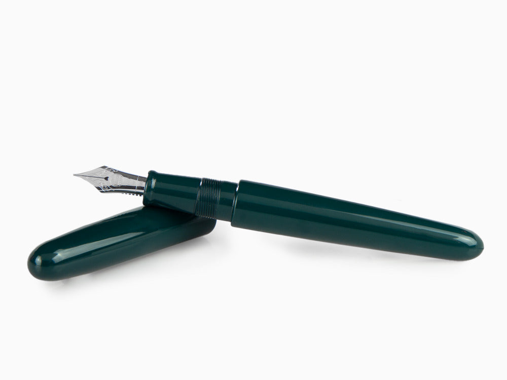 Nakaya Cigar Füllfederhalter Portable, Midori, Ebonite,14K Gold/Rhodium