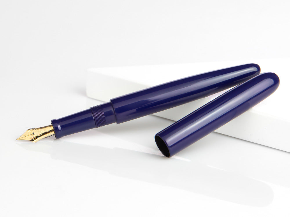 Nakaya Cigar Long Shobu Füllfederhalter, Ebonite, 14k Gold