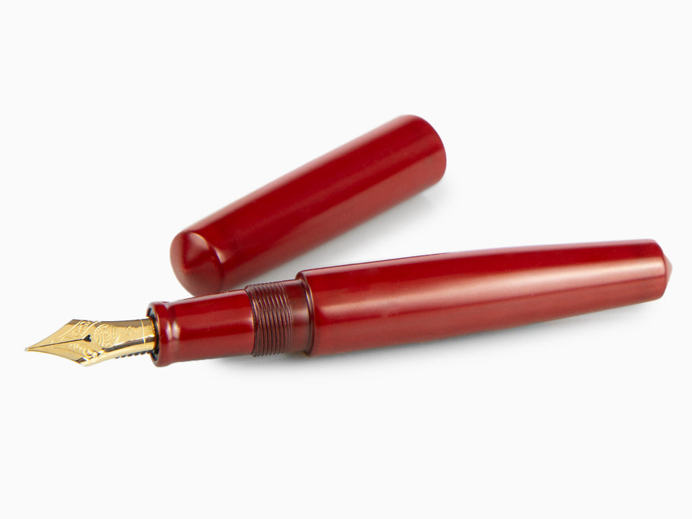 Nakaya Cigar Füllfederhalter Piccolo, Shu-nurippanashi,14k Gold