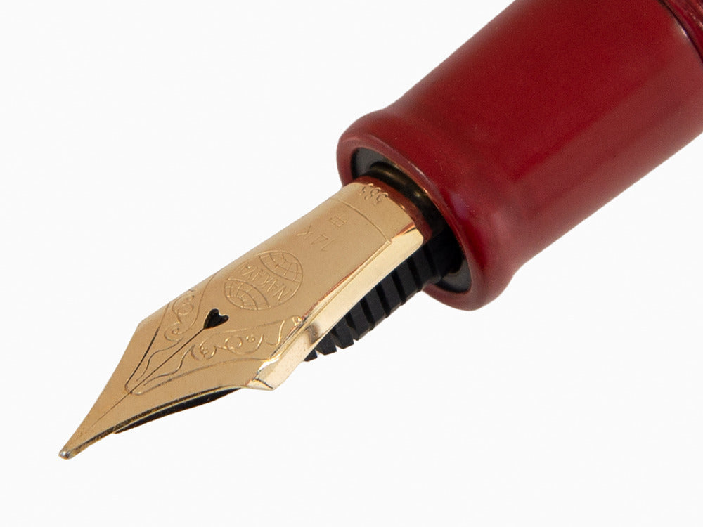 Nakaya Cigar Füllfederhalter Shu-nurippanashi, Portable, Naturkautschuk