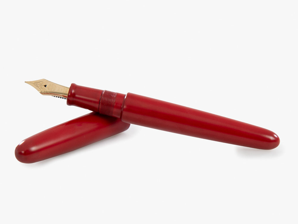 Nakaya Cigar Füllfederhalter Shu-nurippanashi, Portable, Naturkautschuk