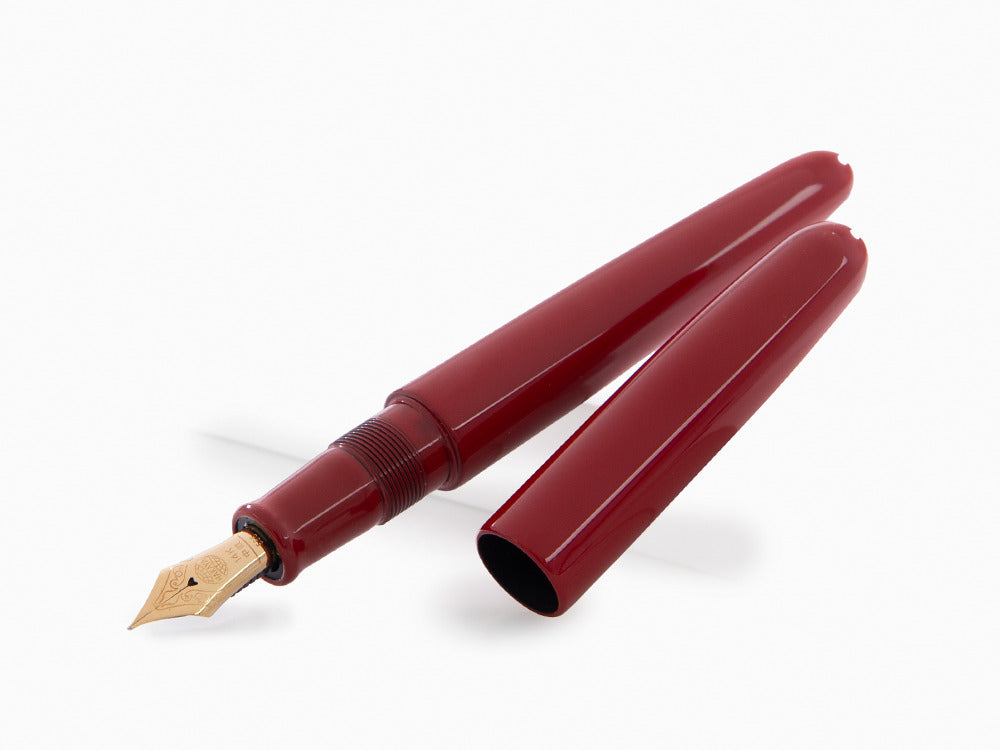 Nakaya Cigar Füllfederhalter Portable, Shu, Ebonite, 14k Gold