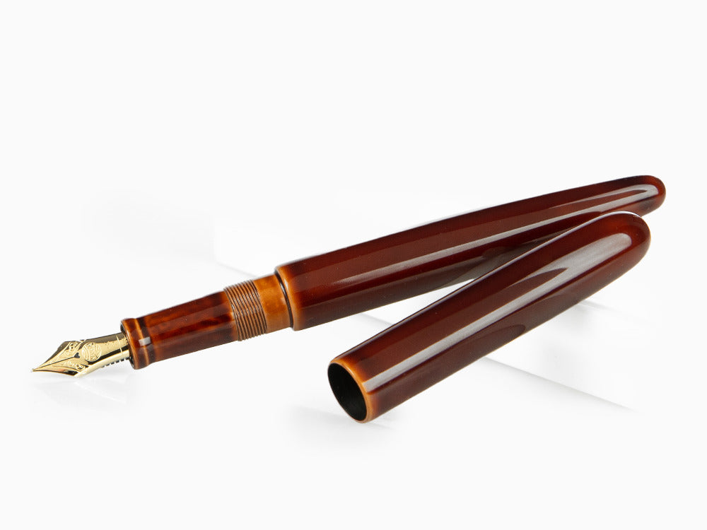 Nakaya Cigar Long Toki Tamenuri Füller, Naturkautschuk und Urushi Lack