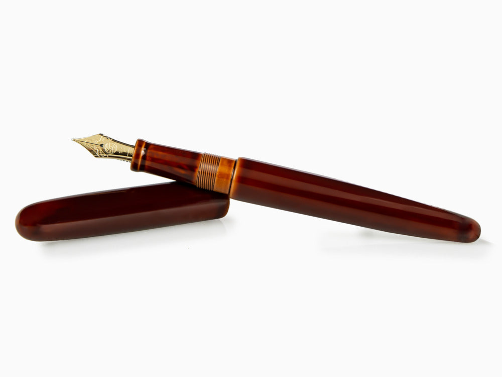 Nakaya Cigar Long Toki Tamenuri Füller, Naturkautschuk und Urushi Lack