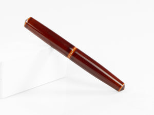 Nakaya Cigar Füllfederhalter Piccolo, Toki-Tamenuri, Ebonite, Rhodium