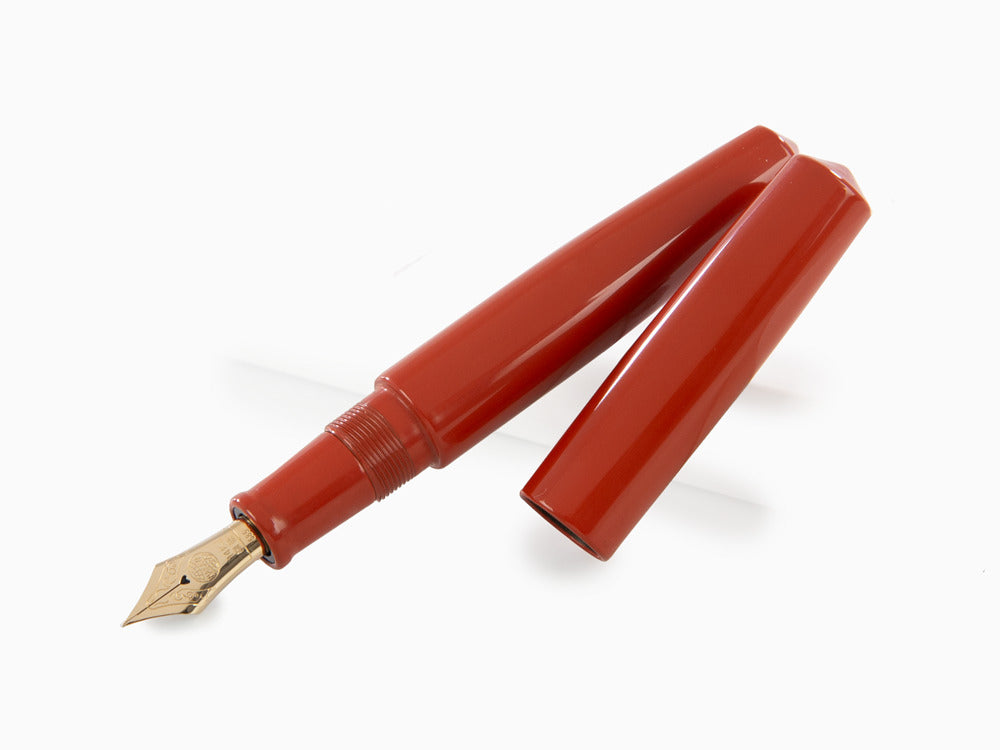 Nakaya Cigar Piccolo Arai Shu Füllfederhalter, Ebonite, Urushi Lack