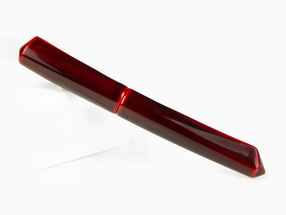 Nakaya Dorsal Fin Ver.2 Füllfederhalter Aka-Tamenuri, Ebonite, Urushi