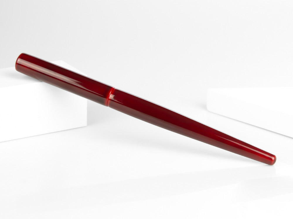 Nakaya Desk Füllfederhalter, Aka-Tamenuri, Elastische feder