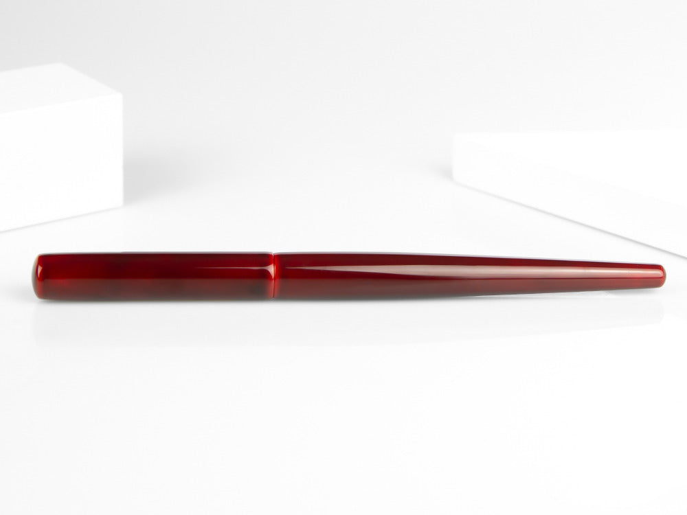 Nakaya Desk Füllfederhalter, Aka-Tamenuri, Elastische feder