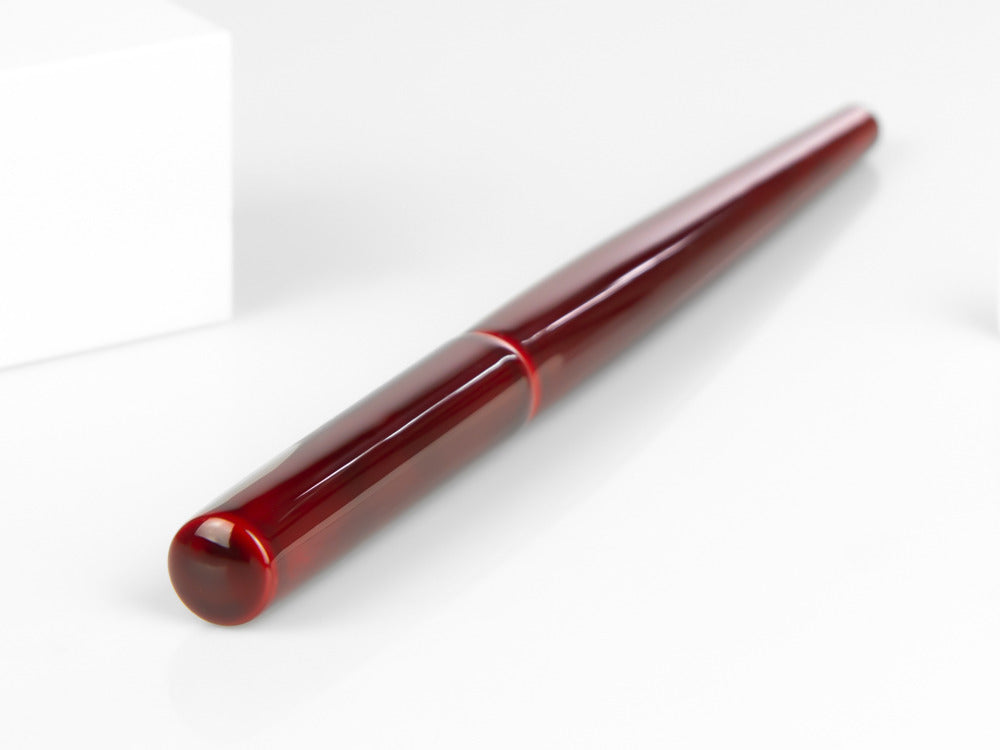 Nakaya Desk Füllfederhalter, Aka-Tamenuri, Elastische feder