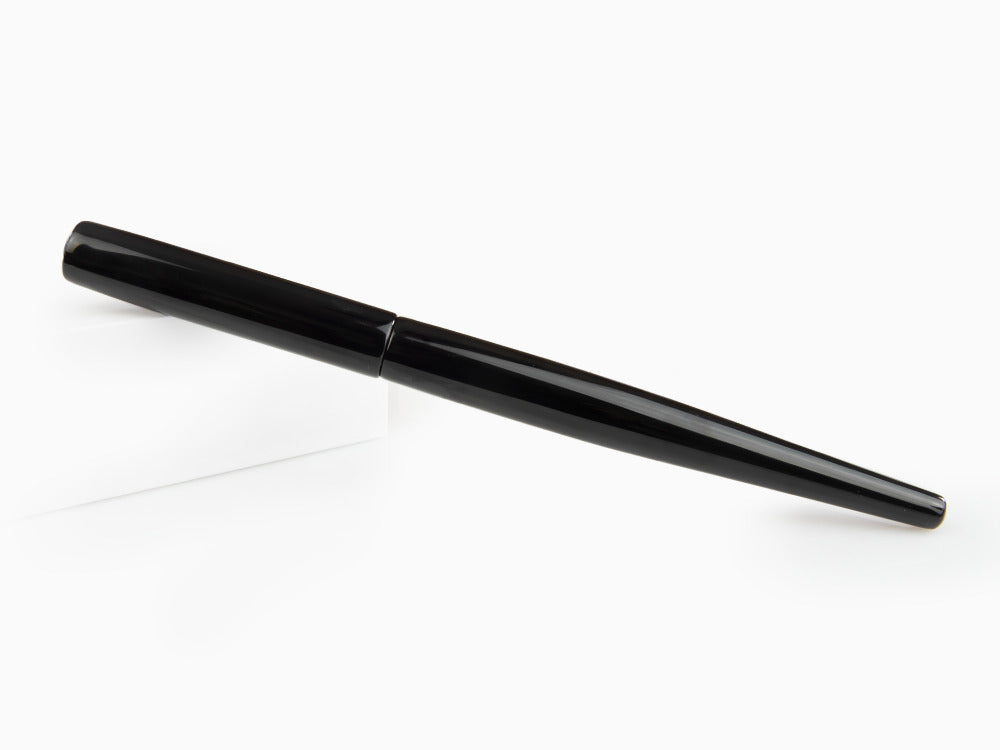Nakaya Desk Kuro-Roiro Schwarz Füllfederhalter, Urushi, 14k Gold