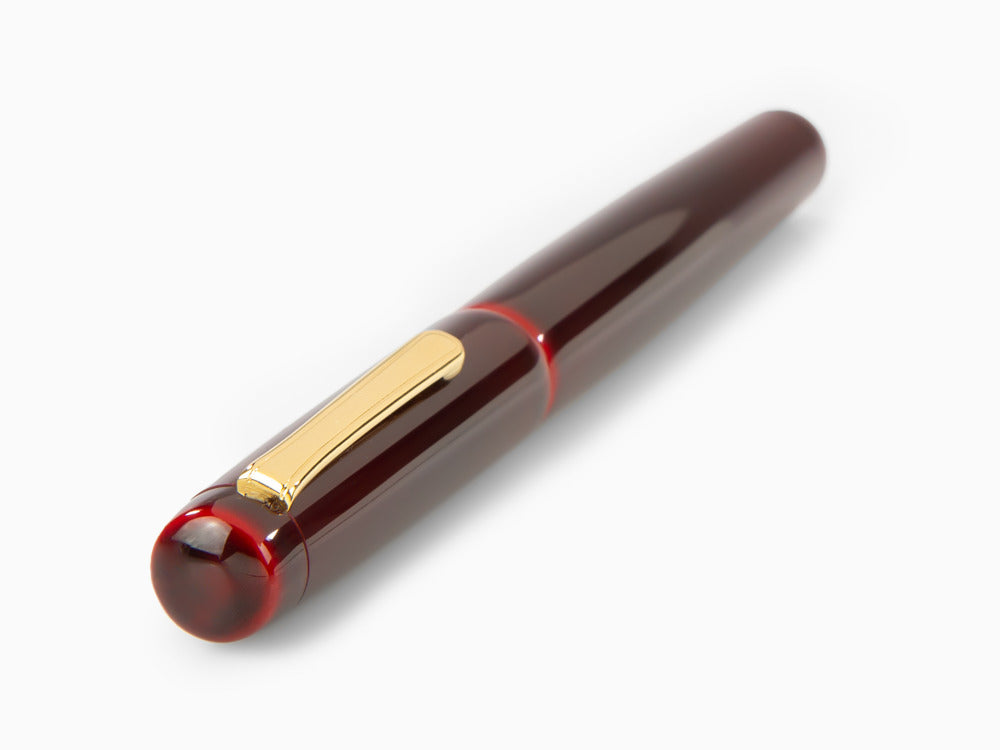 Nakaya Neo-Standard Füllfederhalter, Aka-Tamenuri, Ebonite
