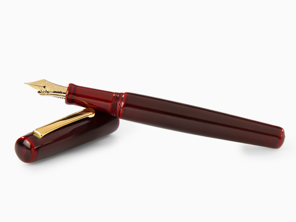 Nakaya Neo-Standard Füllfederhalter, Aka-Tamenuri, Ebonite