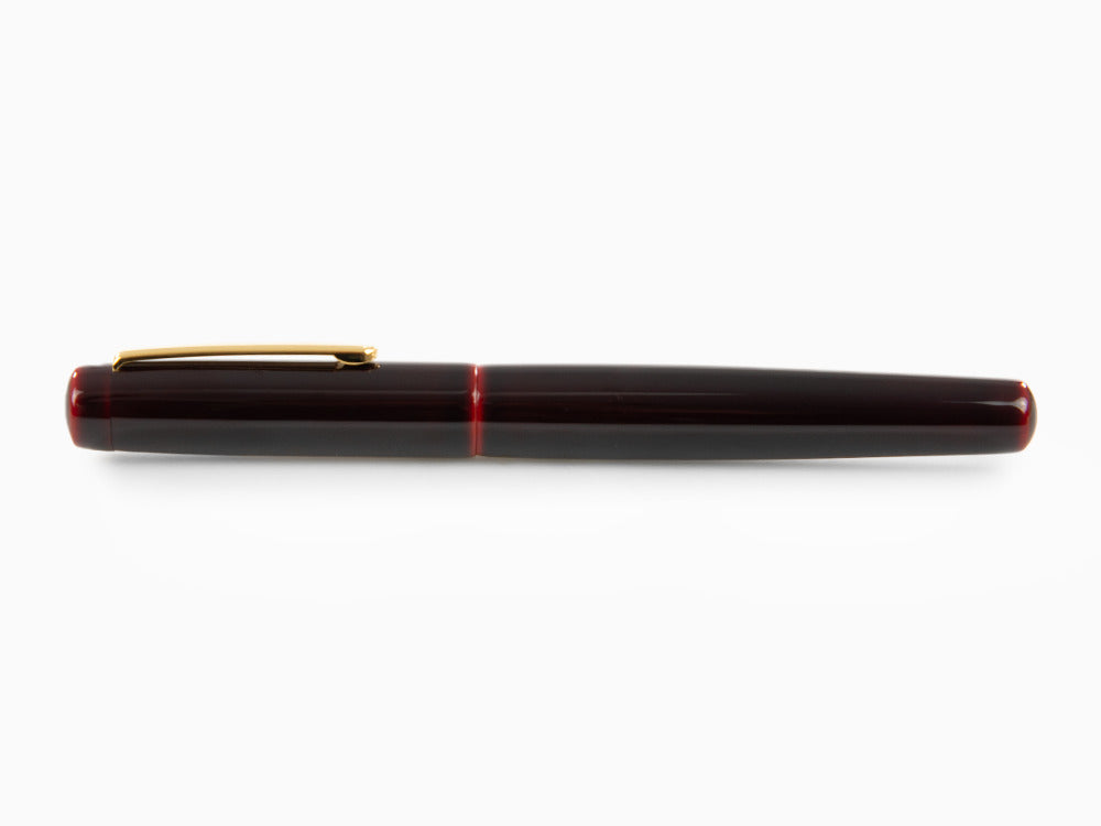 Nakaya Neo-Standard Füllfederhalter, Aka-Tamenuri, 14k Gold bicolour