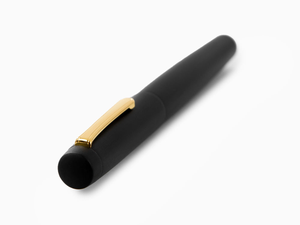 Nakaya Neo-Standard Füllfederhalter, Black Hairline, Naturkautschuk