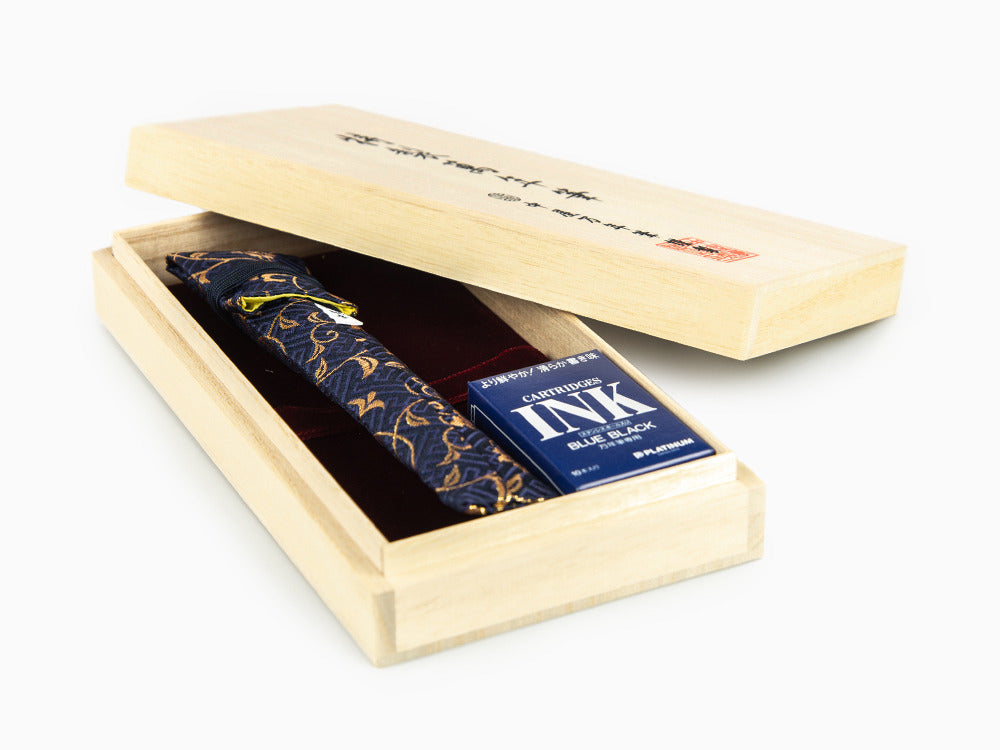 Nakaya Neo-Standard Füllfederhalter, Black Hairline, Naturkautschuk