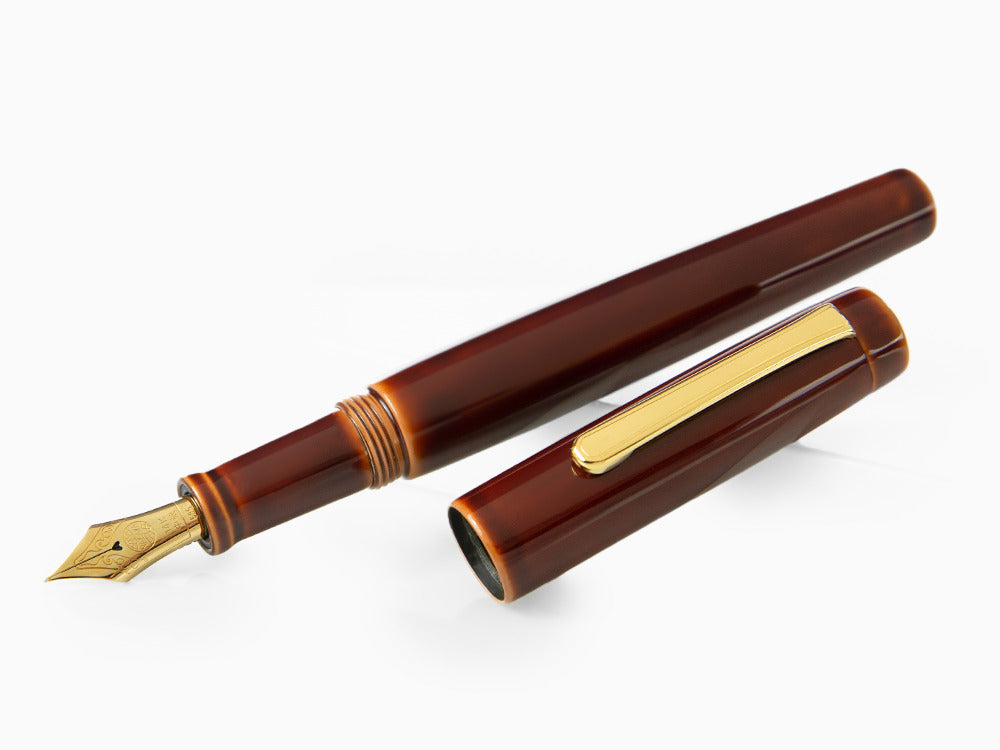 Nakaya Neo-Standard Füllfederhalter, Toki-Tamenuri, Ebonite
