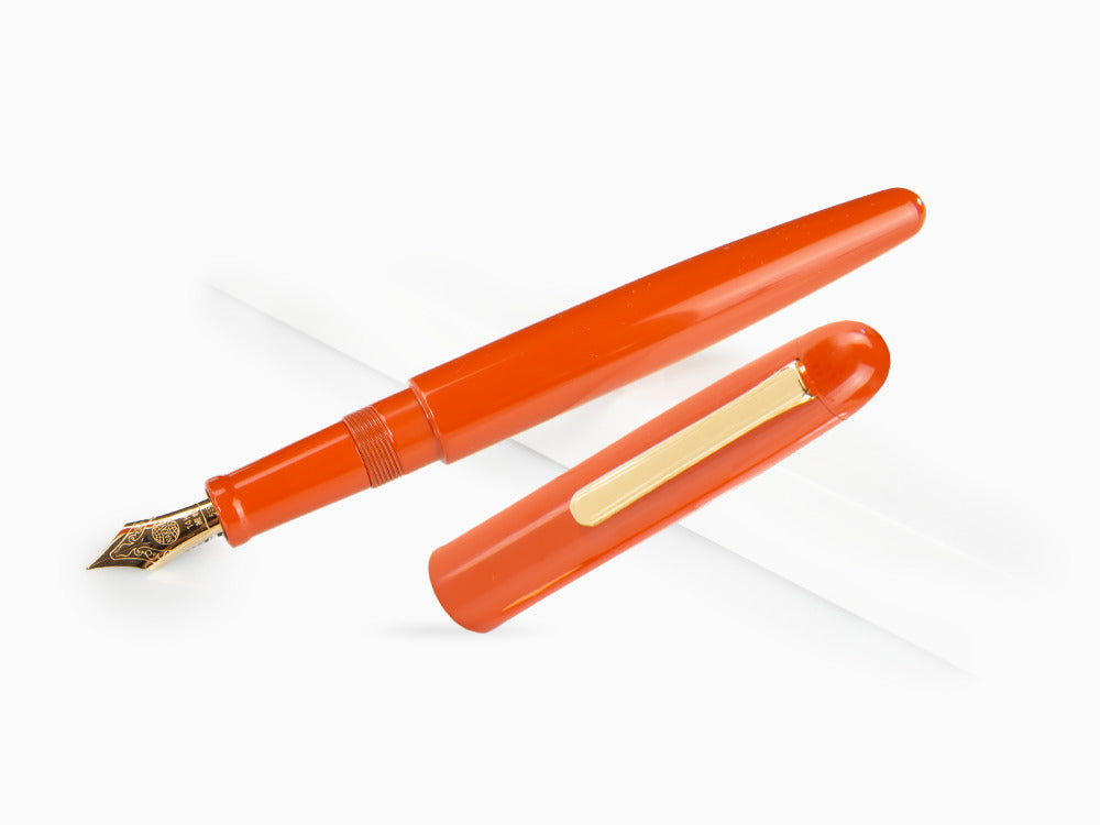 Nakaya Writer Long Füllfederhalter, Arai Shu, Ebonite