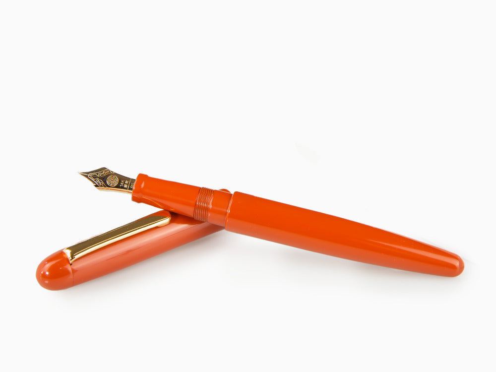 Nakaya Writer Long Füllfederhalter, Arai Shu, Ebonite