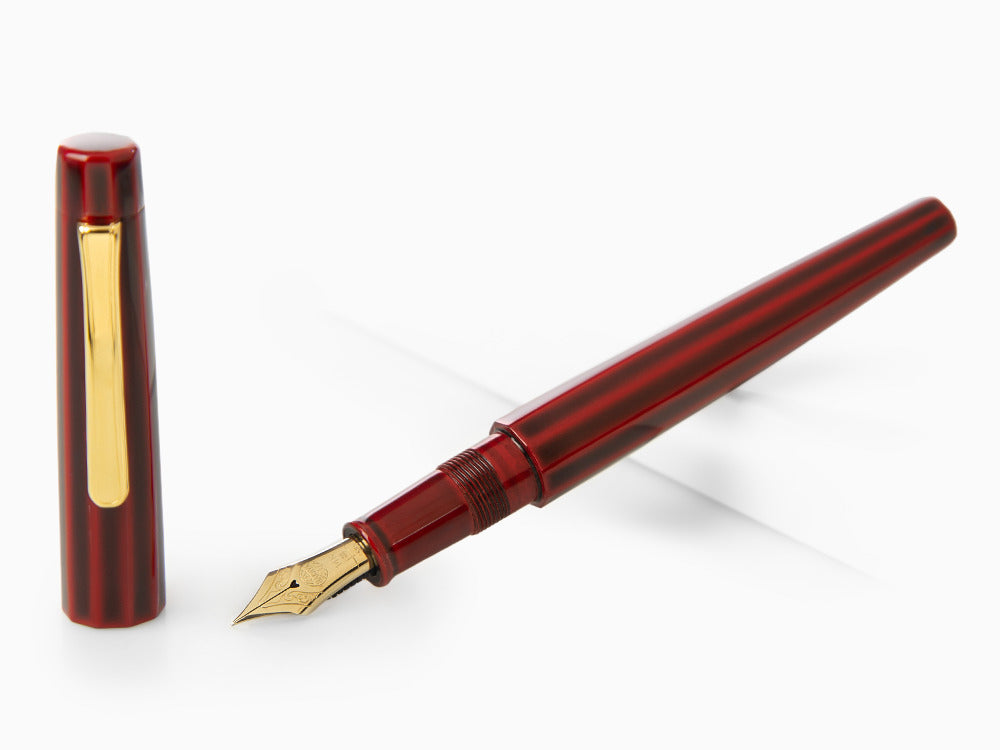 Nakaya Writer Decapod ST Füller, Aka Tamenuri, Naturkautschuk