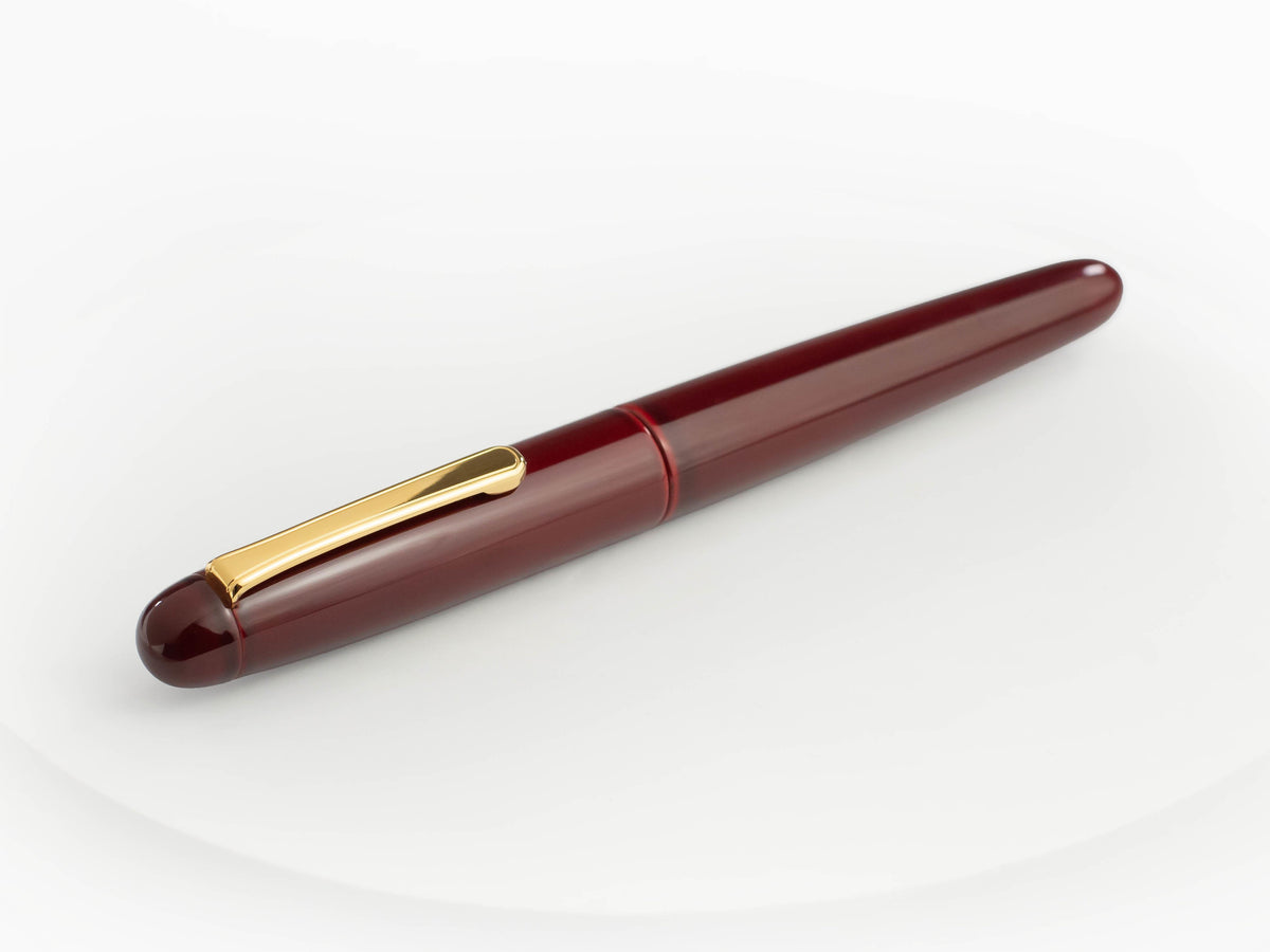 Nakaya Writer Füller Portable, Aka Tamenuri, Urushi Lack, Metall
