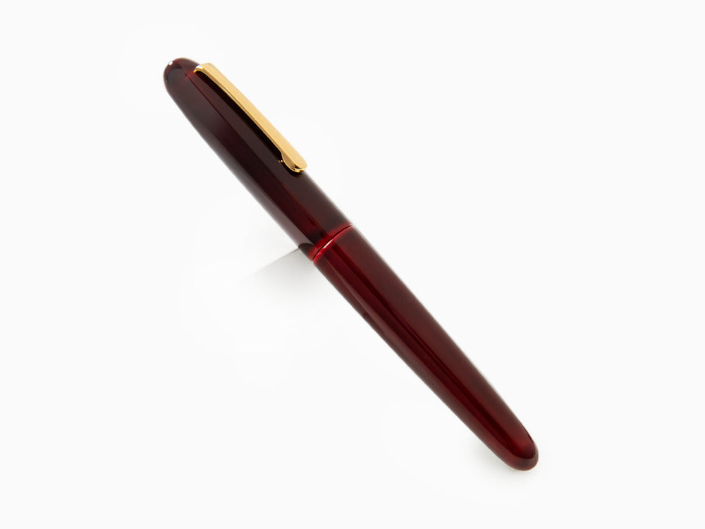 Nakaya Writer Portable  Füllfederhalter, Aka Tamenuri, Naturkautschuk