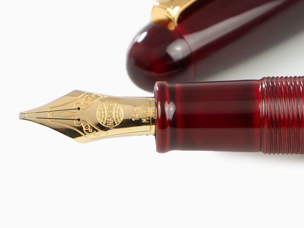 Nakaya Writer Portable  Füllfederhalter, Aka Tamenuri, Naturkautschuk
