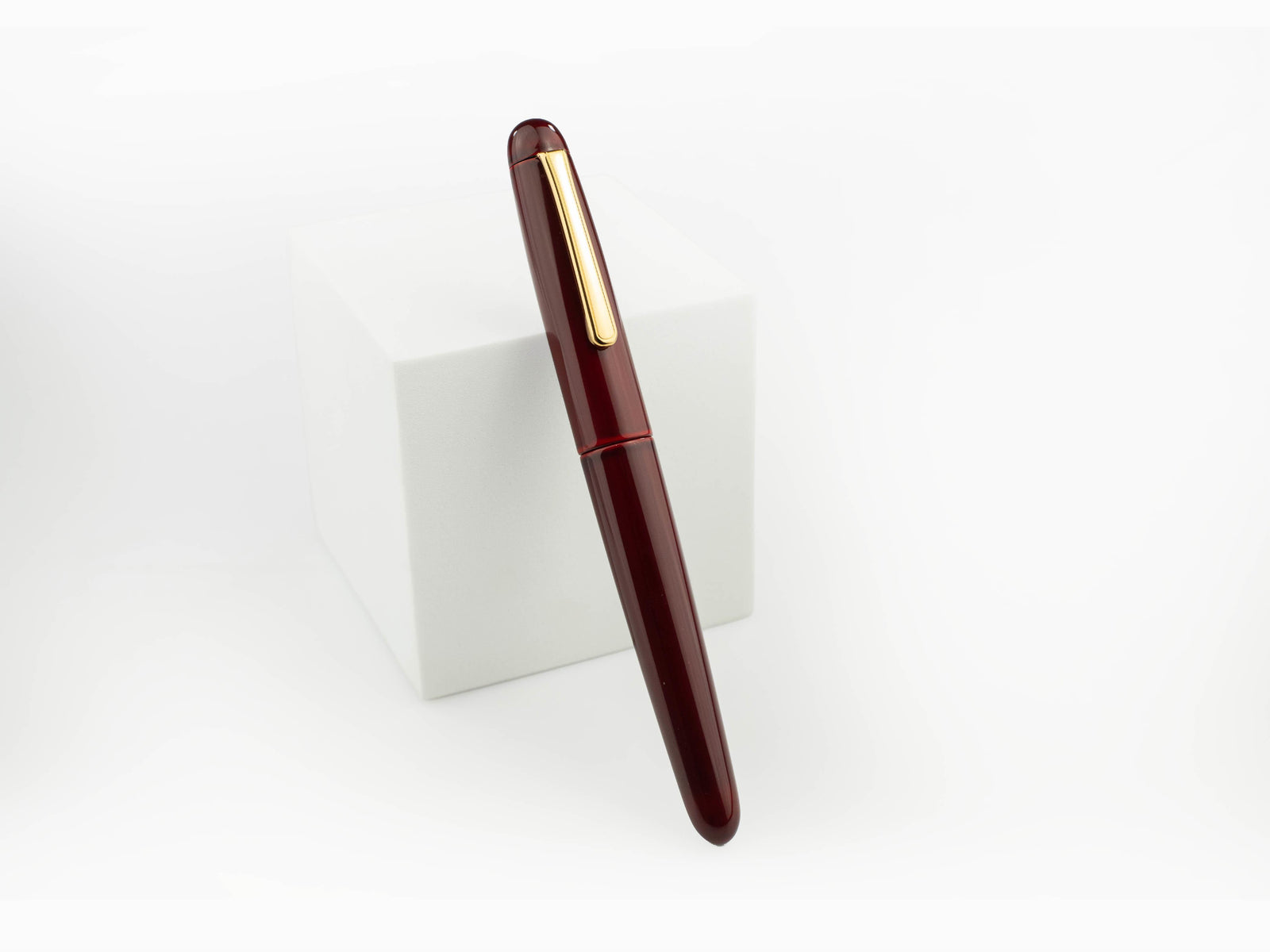 Nakaya Writer Portable Füllfederhalter Aka-Tamenuri, Urushi Lack