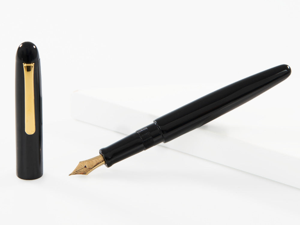 Nakaya Writer Füllfederhalter Black, Long, Ebonite