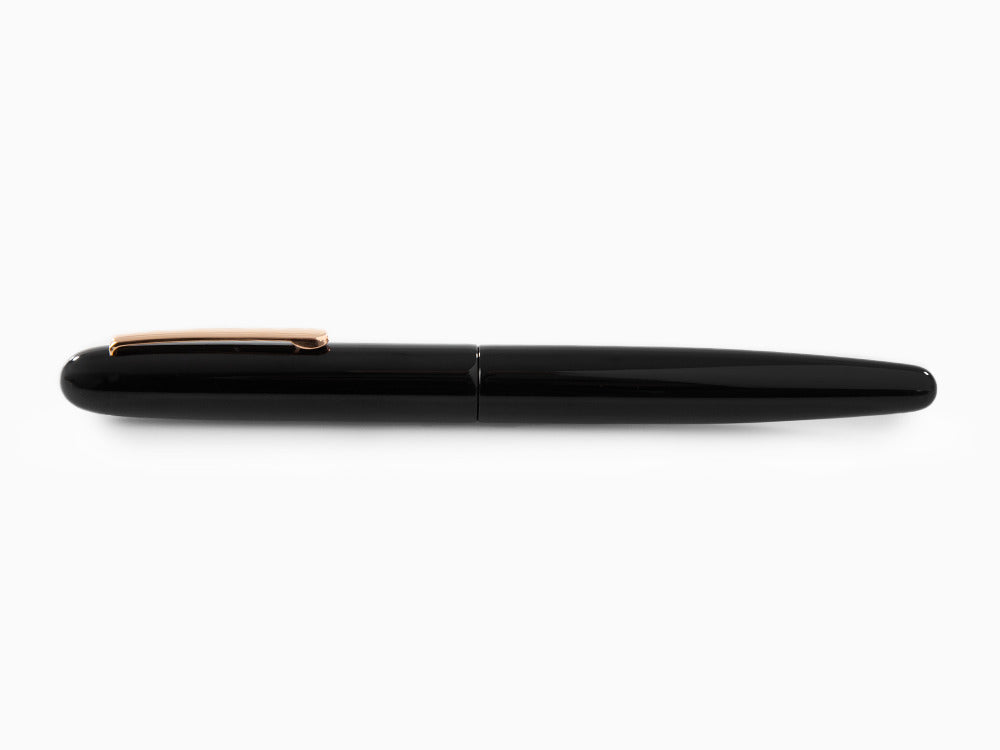 Nakaya Writer Füllfederhalter Kuro-Roiro Schwarz, Long, Rosé, Writer-B-L