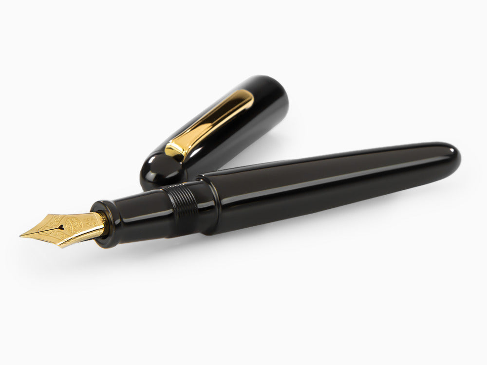 Nakaya Writer Kuro-Roiro Portable Füllfederhalter, Urushi