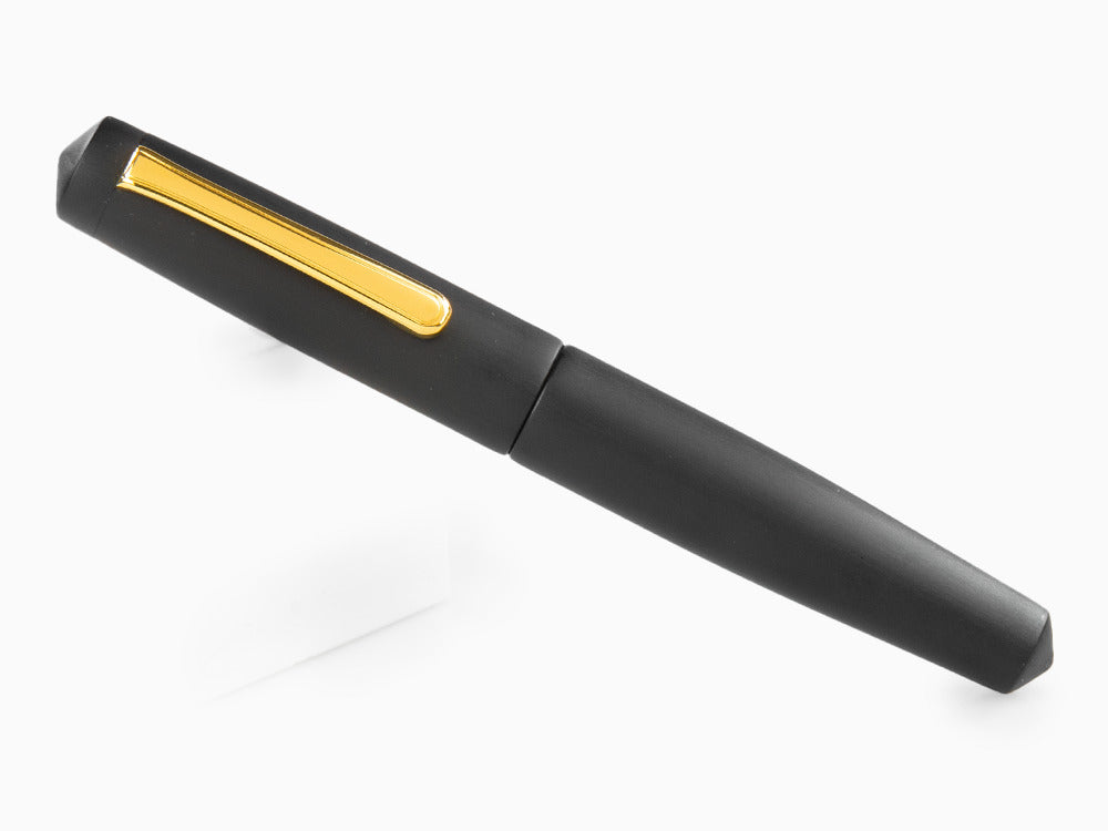 Nakaya Writer Füllfederhalter Black Hairline, Piccolo, Ebonite, Gold