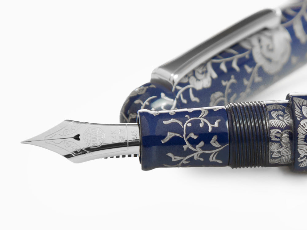 Nakaya Writer  Portable Chingin Füllfederhalter, Naturkautschuk