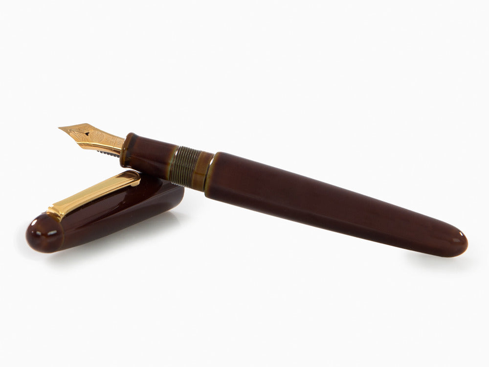 Nakaya Writer Long Füller, Heki Tamenuri, Naturkautschuk und Urushi Lack